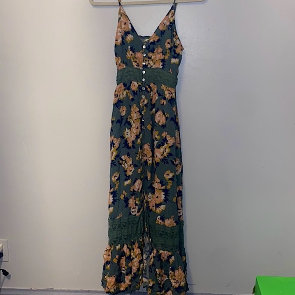 miami Floral Maxi Dress